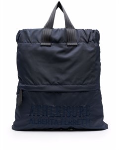 Рюкзак на молнии с вышитым логотипом Alberta ferretti