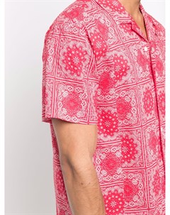Рубашка с короткими рукавами и геометричным узором Ymc