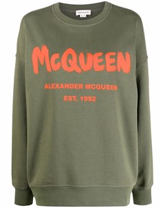 Толстовка с логотипом Alexander mcqueen