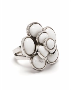 Серебряное кольцо Camelia 2000 х годов Chanel pre-owned