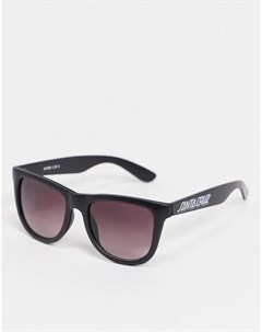 Черные контрастные солнцезащитные очки Santa cruz