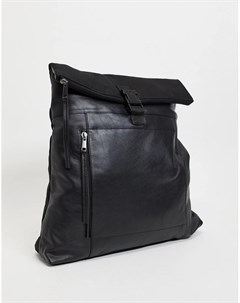 Кожаный рюкзак тоут с подворачиваемым верхом Urbancode