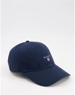 Темно синяя кепка с маленьким логотипом Gant