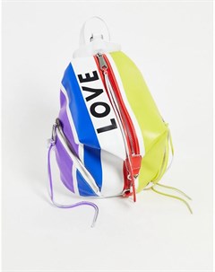 Многоцветный рюкзак с принтом Love Rebecca minkoff