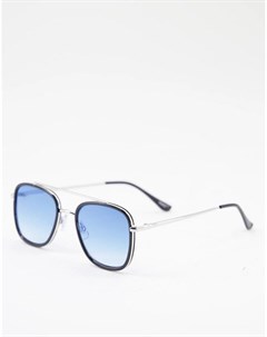 Квадратные солнцезащитные очки со стеклами морского цвета Madein.