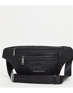Черная сумка кошелек на пояс Exclusive Finn Valentino bags