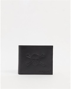 Бумажник из кожи с изображением черепа Peckham rye