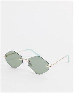 Шестиугольные солнцезащитные очки узкой формы Madein.