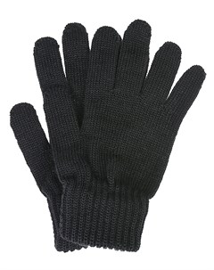 Черные перчатки из шерсти Catya