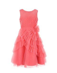 Розовое платье с бантом Aletta