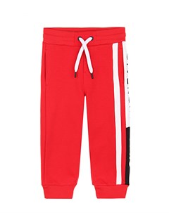 Красные спортивные брюки с логотипом на штанине Givenchy