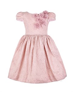 Розовое платье с пайетками Monnalisa