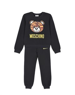 Спортивный костюм с патчем медвежонок детский Moschino