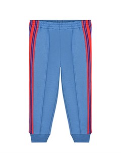 Голубые спортивные брюки с лампасами детские Gucci