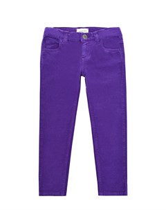 Фиолетовые брюки из хлопка Gucci