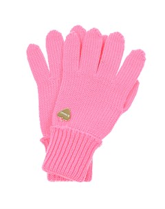 Розовые перчатки из шерсти Il trenino