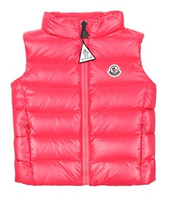 Розовый приталенный жилет Ghany Moncler