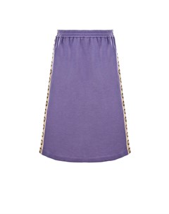 Фиолетовая юбка с лампасами Gucci