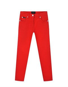 Красные джинсы зауженного кроя Dolce&gabbana