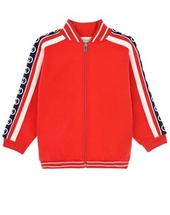 Красная спортивная куртка с лампасами Gucci