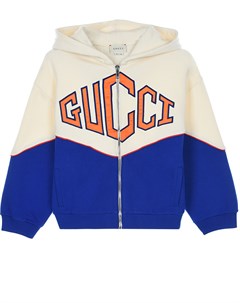 Спортивная куртка на молнии в стиле колор блок Gucci