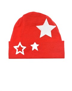 Красная шапка с белыми звездами Catya