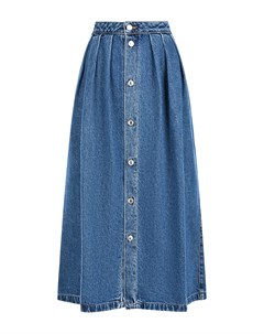Синяя джинсовая юбка Msgm