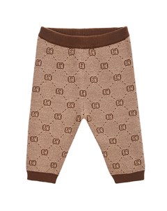 Бежевые спортивные брюки с логотипом детские Gucci