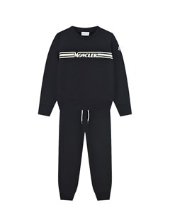 Черный спортивный костюм детский Moncler