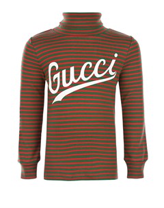 Водолазка в красно зеленую полоску Gucci