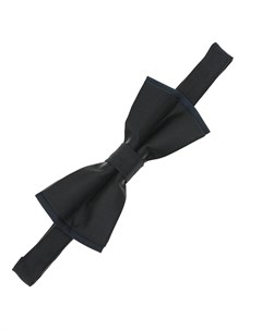 Атласный галстук бабочка черного цвета Paul smith