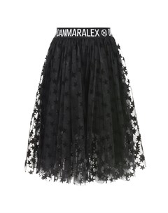 Черная юбка с декором звезды детская Dan maralex