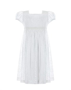 Белое платье с рукавами фонариками Arc-en-ciel