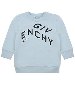 Голубой свитшот с логотипом Givenchy