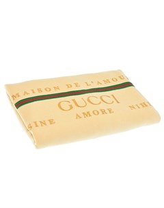 Плед из велюра с логотипом Gucci