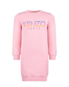 Розовое платье толстовка детское Kenzo