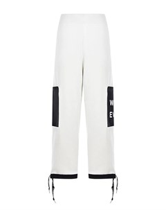 Белые спортивные брюки с черными карманами 5preview
