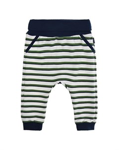 Спортивные брюки в сине зеленую полоску Sanetta fiftyseven