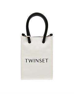 Белая сумка с длинной цепочкой 18x12x6 см Twinset