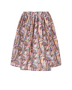 Хлопковая юбка с абстрактным принтом Paade mode