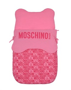 Розовый конверт с логотипом Moschino