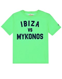 Футболка с принтом IBIZA vs Mykonos Saint barth