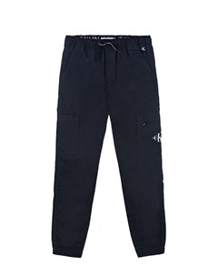 Темно синие брюки с карманами карго Calvin klein