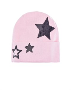 Розовая шапка со звездами Catya