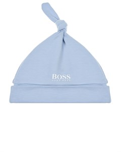 Голубая шапка с узелком Hugo boss