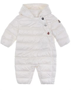 Белый комбинезон Moncler