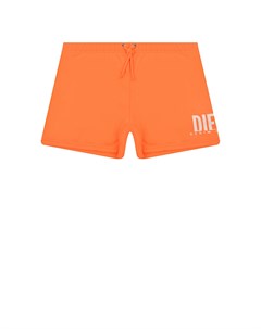 Оранжевые шорты для купания Diesel