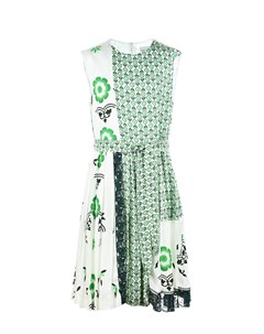 Зеленое платье с ажурными вставками Ermanno scervino