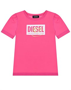 Футболка с крупным логотипом Diesel