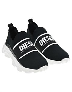 Черные кроссовки носки Diesel